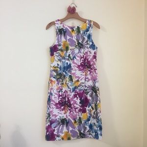 Chetta B Floral Sleeveless Dress